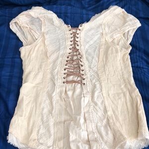 Free People Vintage Top - Laced/Corseted